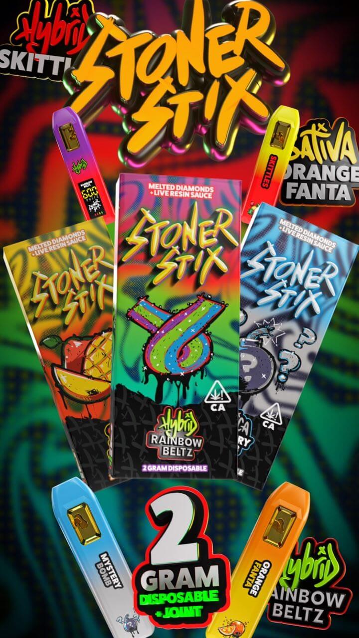 Stoner stix, stix disposable, stoner stix disposable, stoner stix 2g, stoner stix 2g disposable,